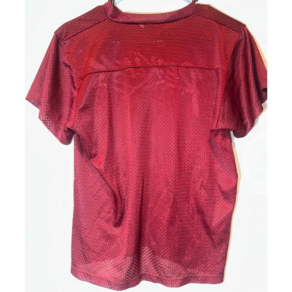 Zumiez Young & Reckless LA Red Basketball Jersey Style V-Neck T-Shirt Size S - Picture 11 of 16